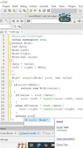 BST Insertion in Data Structures Binary Search Tree Explained with Code #learnwithyourbuddy #shorts