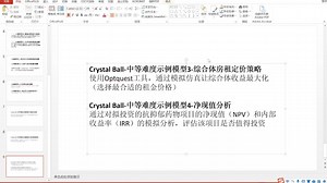No.10-Crytal Ball中等难度示例3（最优定价）示例4（净现值模拟）