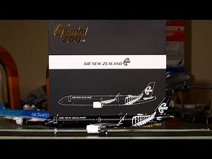 Gemini Jets 1:200 Air New Zealand A321neo "All Black" Unboxing & Review [4K]