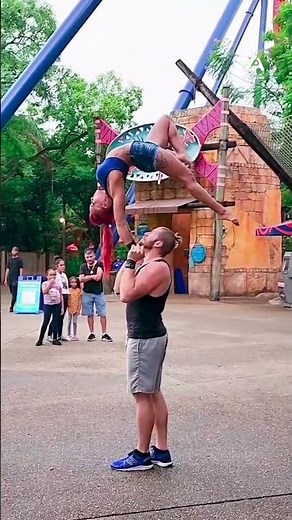 Acrobatic Duo Shows Off Incredible Tricks