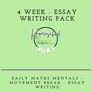 4-Week Step-By-Step EASY Essay Writing Program | TEEL, Thesis, planning & more!