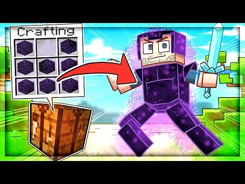 Crafting the GODLIEST BLOCK ARMOR In Minecraft