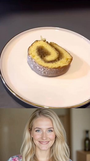 Upside-Down Apple Roll Cake – So Soft, So Magical! Ingredients for the Apple Filling: 5 apples 1/2 cup sugar 1 teaspoon cinnamon For the Cake: 3 eggs 1 cup sugar 1/2 cup milk 1 packet baking powder 1 packet vanilla sugar (or 1 teaspoon vanilla extract) 1.5 cups all-purpose flour Instructions: For the filling: Grate the apples and cook them in a pan with sugar and cinnamon until they release their juices and the liquid evaporates. Once the filling thickens, spread it evenly onto a baking tray lin