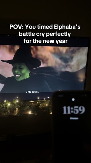 Elphaba's New Year Battle Cry | Wicked 2025 Highlight