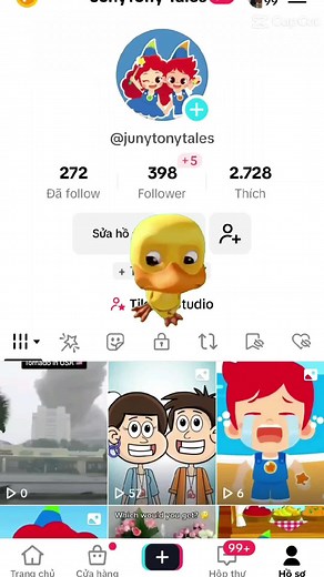 Funny Cartoon Videos for Kids: Duck Crying Meme