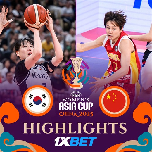 166K views · 932 reactions | Korea vs China 1XBET Game Highlights  #AsiaCupWomen | FIBA Women's Asia Cup | Facebook