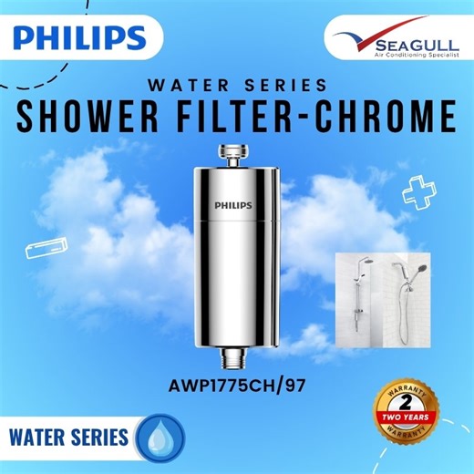 Philips Shower Filter 8L/min AWP1775CH/97 (CHROME) | Aircon Specialist & Supplier Malaysia