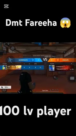 DMT Fareeha: Top 100 Level Free Fire Player Challenge