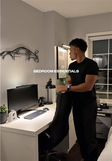 Bedroom essentials #foryoupage #roomideas #bedroomessentials #roomtour #bedroomideas