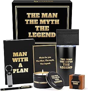 – Ultimate Men’s Gift Basket: 9 Premium Items for Dad, Boyfriend, Husband, Grandpa, Boss, Friend or Brother – Unique Gift Ideas and Gift Sets for Men