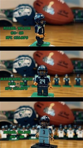 Seahawks fans NEED to see these OYO Sports Minifigures #Seahawks #Super Bowl #legominifigures