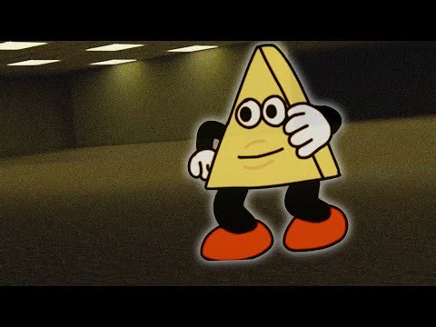 Yellow Triangle In The BACKROOMS(Found Footage)