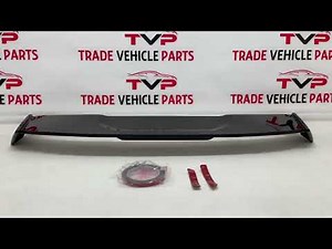 BMW 1 Series F40 2019- Rear Roof Boot Lip Spoiler M Performance Style Gloss Black