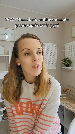 19K views · 224 reactions | Une cliente oublie son code promo après avoir payé #facebook #entreprise #smallbusiness #bijoux #miseenscene | Les merveilles de Sophie | Facebook