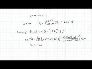 Open Channel Flow Rapidly Varied