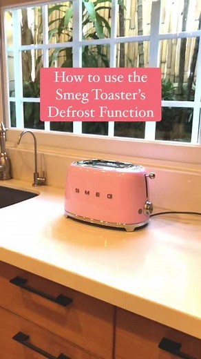 Defrost Frozen Bread with Smeg 2-Slice Toaster