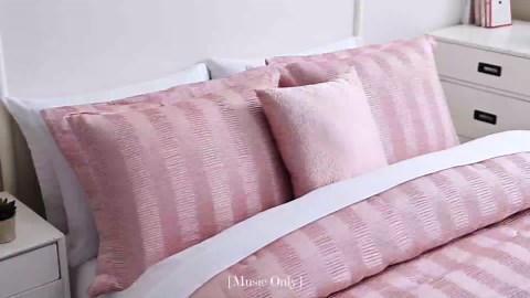 Mainstays Blush Pink 10 Piece Bed in a Bag Comforter Set with Sheets, Queen