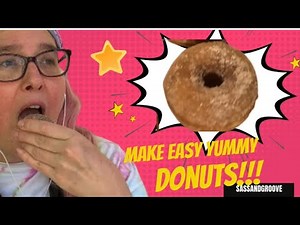 Make easy yummy donuts with me with a donut maker