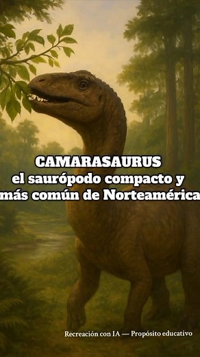 78K views · 3.4K reactions | Camarasaurus fue uno de los saurópodos...