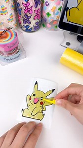 234K views · 615 reactions | Pokemon Vinyl Sticker #teckwrapcraft #teckwrapvinyl #craftvinyl #adhesivevinyl #colorfulpearls #vinylstickers #pokemon #pikachu | TeckWrap Craft | Facebook