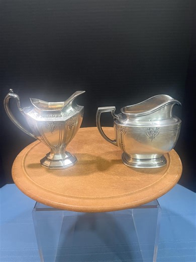 Vintage Set of 2 Reed & Barton Silverplate Creamers - Etsy