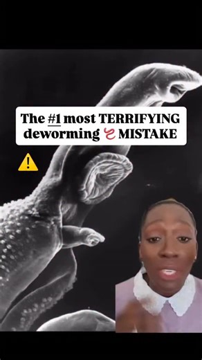 YOUR STEP BY STEP DEWORMING PROTOCOL 🔸 STEP 1. Detox from Heavy metals. Parasites feed off of them and use them To hide. You are the host and they will do anything they can to stay put. Do this for 8 weeks at least. 🔸 STEP 2. Add a potent herbal blend of cloves, black walnut Hulls & Woormwood. Trusted and used for thousands of years to do the job of eliminating parasites. You want to do this for 3 weeks WHILE still binding with zeolite. 🔸 STEP 3. Take 1 week off then go again for a second rou