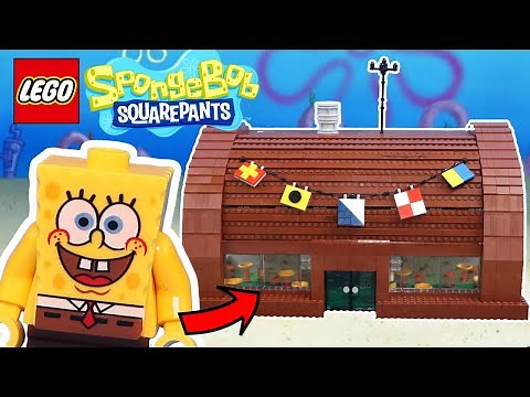 I Built the KRUSTY KRAB in LEGO..