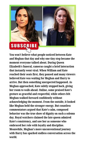 Why Did Kate Really Step Back in Front of Meghan? The Hidden Royal Reason Explained
