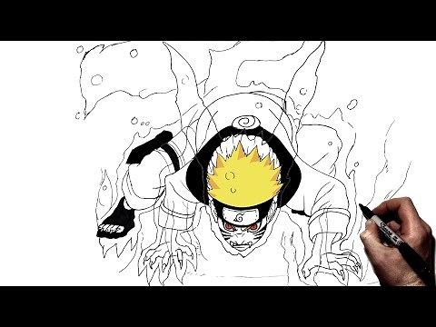 How To Draw Naruto One Tail | Step By Step | Naruto