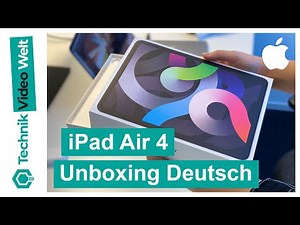 iPad Air 4 📱 Unboxing und Auspacken | Deutsch