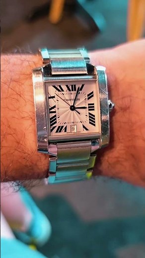 The Ultimate Daily Luxury Watch? Cartier Tank Française 👑