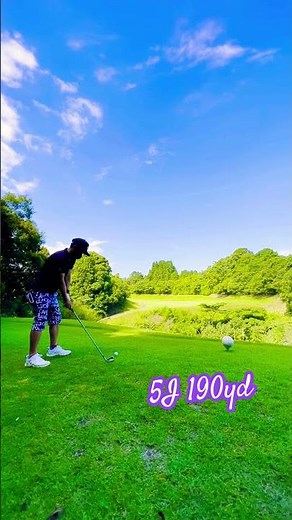 【ゴルフ】190yd 5I SRIXON ZX5MKⅡ打感最高！ #ゴルフ #ゴルフスイング #ゴルフ初心者 #srixon #ゴルフアイアン #スリクソン #ゴルフレッスン