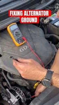 TESTING & FIXING ALTERNATOR GROUND 👍