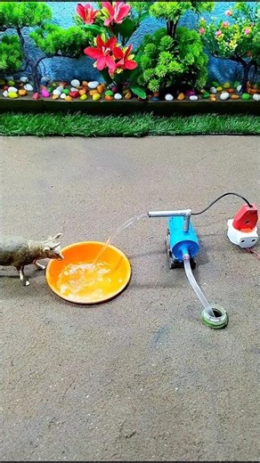 diy) mini motor water pump machine mini tractor project video # 594