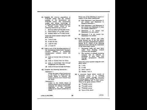 UPSC Civil Services IAS Exam 2025 General Studies- I