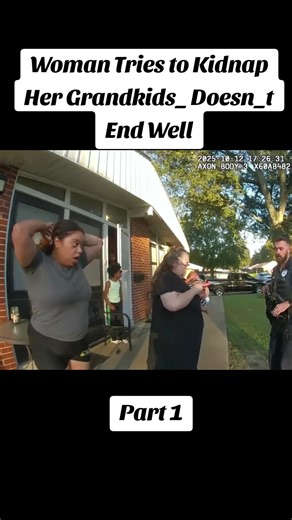 Woman Tries to Kidnap Her Grandkids_ Doesn_t End Well #policeofficer #police #cops #bodycam