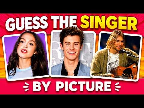 Guess the Singer by Picture! 🎤🔥 | 60 Famous Singers Challenge