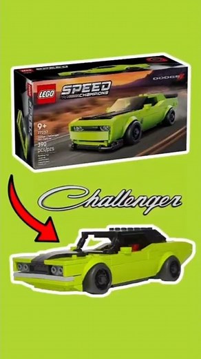 Downgrading a #Lego 77237 Dodge Challenger! #alternativebuild #speedchampions #dodge #challenger