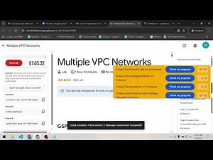 Multiple VPC Networks #qwiklabs #GSP211