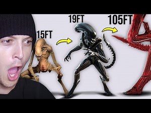XENOMORPH ALIEN Size Comparison