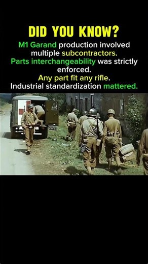 How Standardized Parts Made the M1 Garand a Wartime Production Marvel