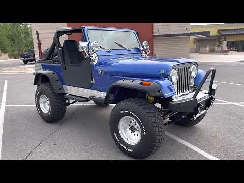 Sold 1983 Jeep CJ7. Complete rebuild. 4.2 L inline 6 fuel injected