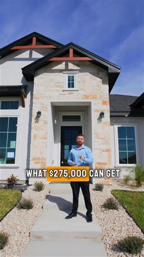Homes By Innovative | Custom Home Builder Texas on Instagram: "$275k custom home in Edinburg, Texas! 🏡 Custom ceiling designs, porcelain tile, hidden pantry, a mudroom, the kind of features you’d expect in homes twice the price. Build your custom home with HBI. 📲 (956)-476-3881 #edinburg #customhomes #luxuryhomes #275k #homebuilder"
