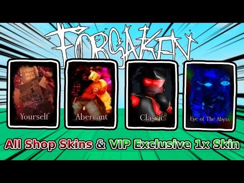 All NEW SHOP SKINS & VIP 1X EXCLUSIVE SKIN! | Forsaken (XMAS UPDATE)