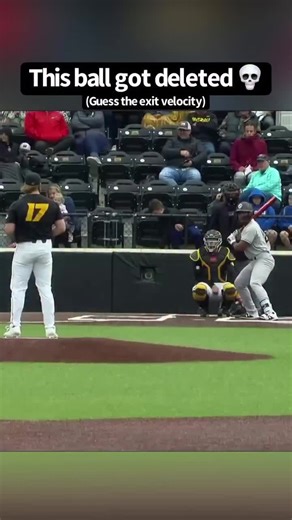 Bro was throwing a no-hitter. Would’ve been sick if it was fair. Guess the EV below