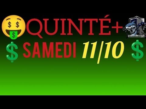 PRONOSTIC PMU QUINTE DU JOUR SAMEDI 11 OCTOBRE 2025