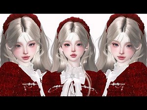 Pretty Cute Girl Face Tutorial Zepeto || Non pro & Pro Mode || new version zepeto