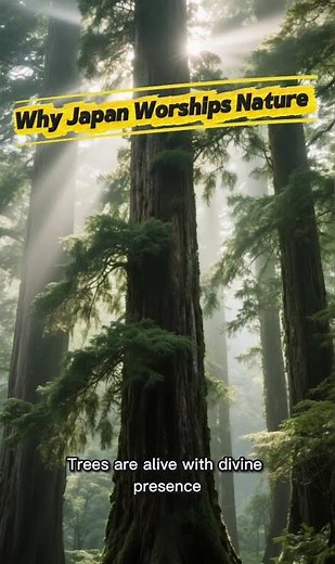 Why Japan Worships Nature | Shinto Beliefs Explained #japanesegods #shorts