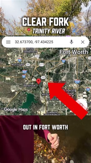 Fishing spot at Trinity River, Clear Fork #clearfork #fortworth