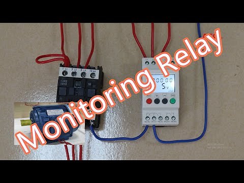 3 phase monitoring relay phase failure & sequence test